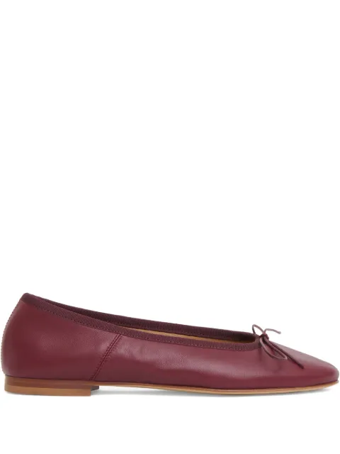 Mansur Gavriel Dance lambskin bow ballerina flats