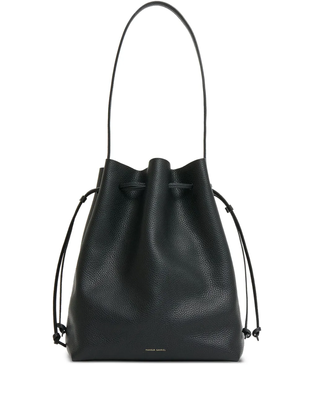 Mansur Gavriel Cabas leather bucket bag | Black | Image 1
