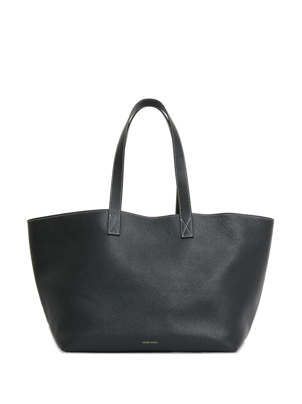 Mansur Gavriel Carryall Leather Tote Bag In Black