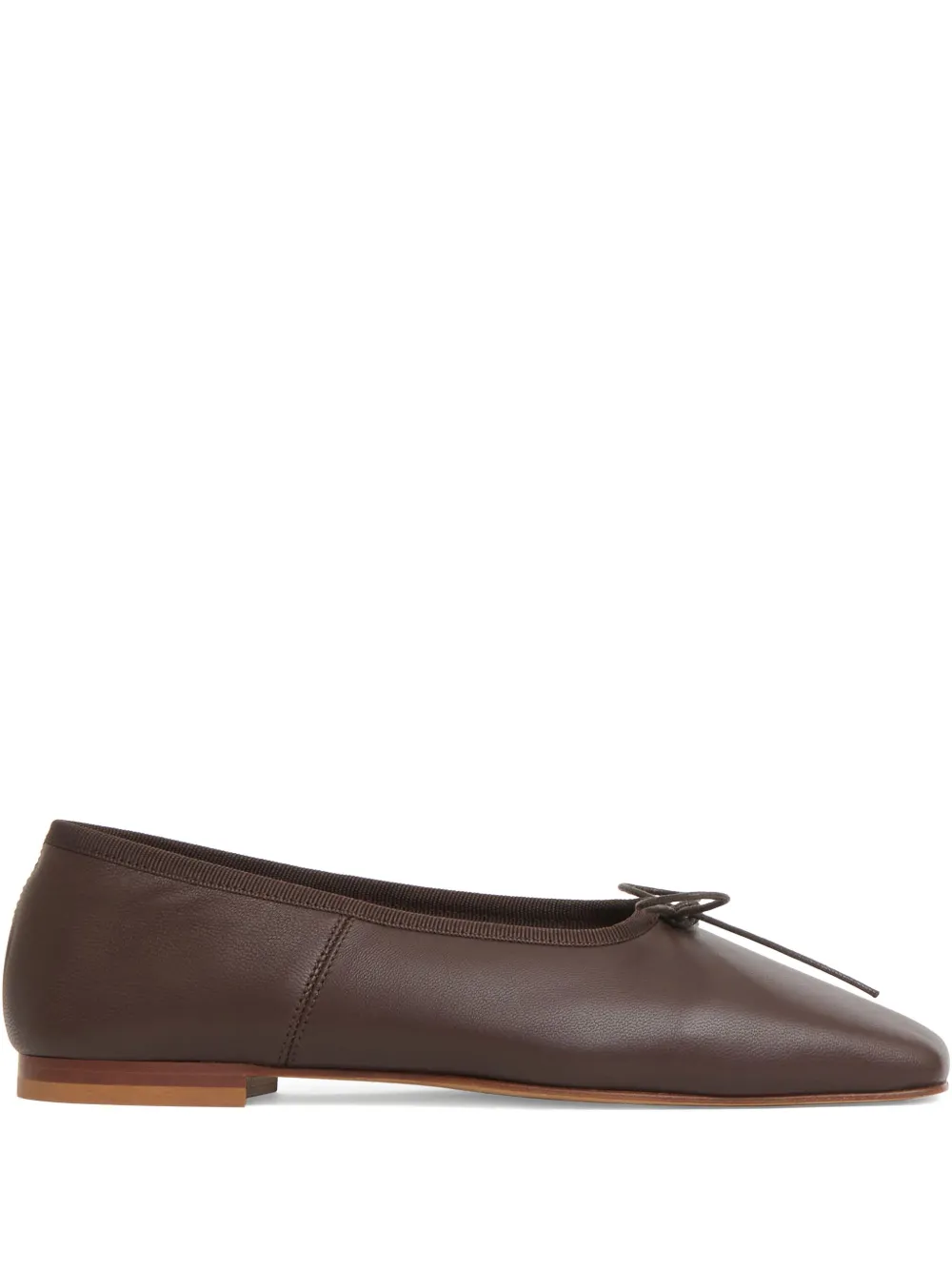 Mansur Gavriel Ballerinas Mit Eckiger Kappe In Brown