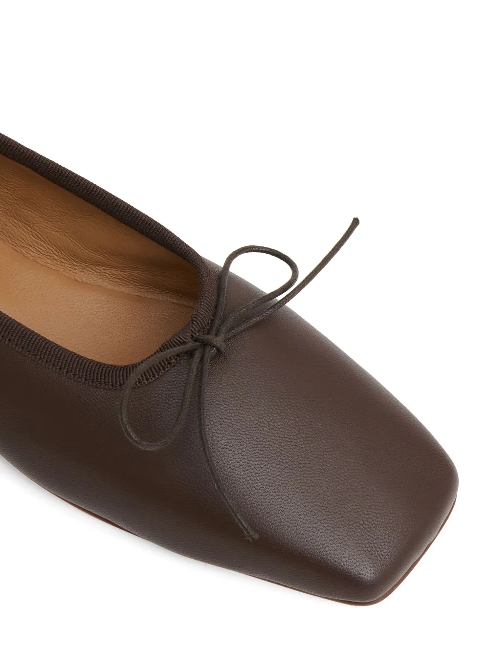 Mansur Gavriel Ballerinas Mit Eckiger Kappe In Brown