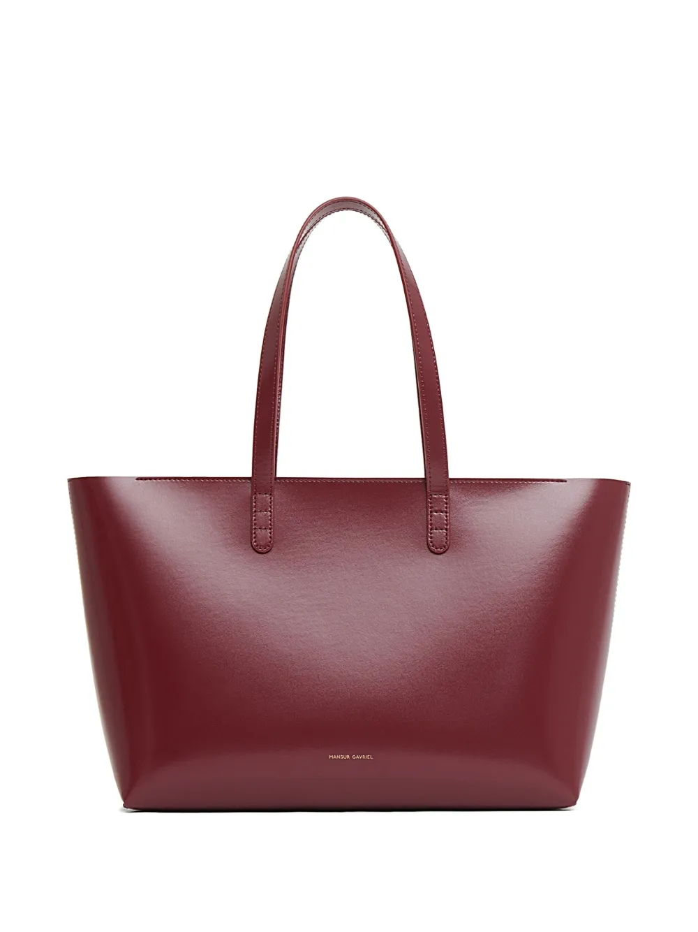 Mansur Gavriel Kleine shopper met rits - Rood
