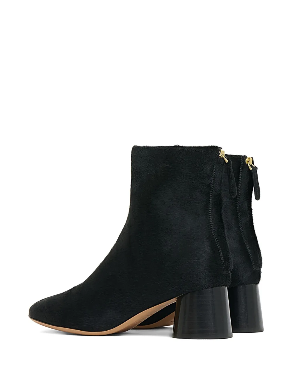 Mansur Gavriel 55mm Suede Block-heel Boots In Black