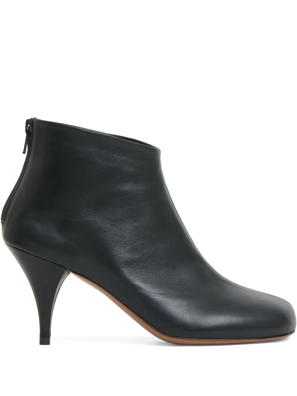 Mansur Gavriel Leather Zip-fastening Boots In Black