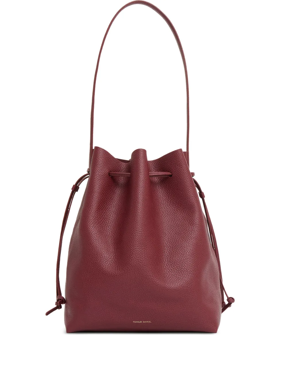 Mansur Gavriel Cabas drawstring bucket bag | Red | Image 1