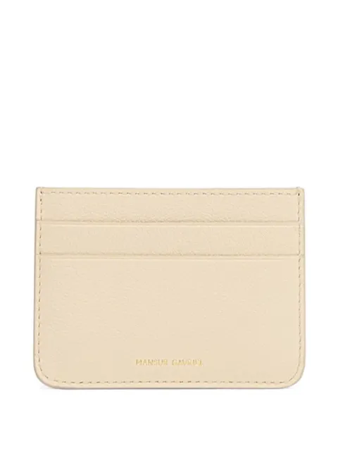 Mansur Gavriel logo-detail leather card holder