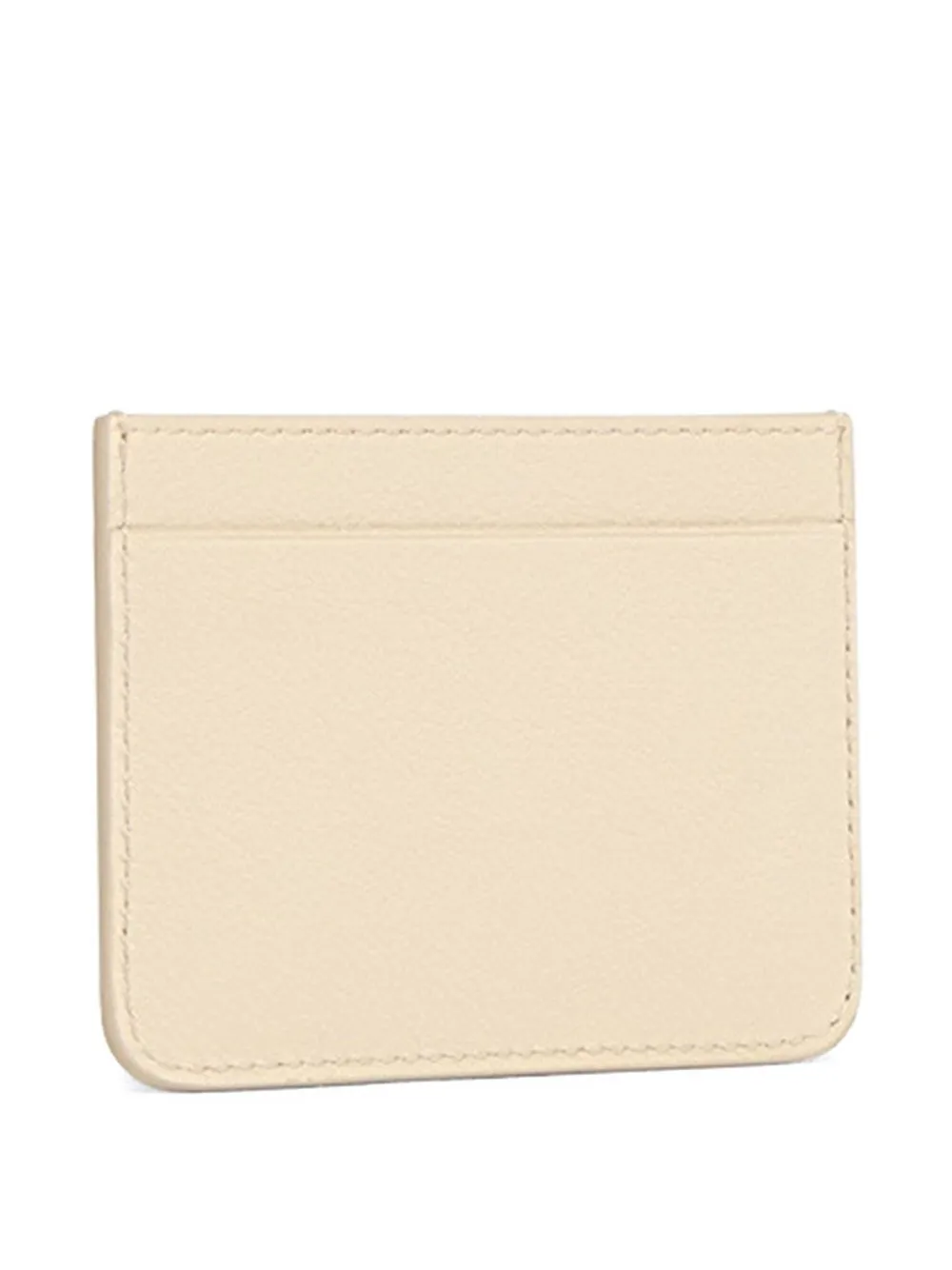Mansur Gavriel Logo-detail Leather Card Holder In Neutral