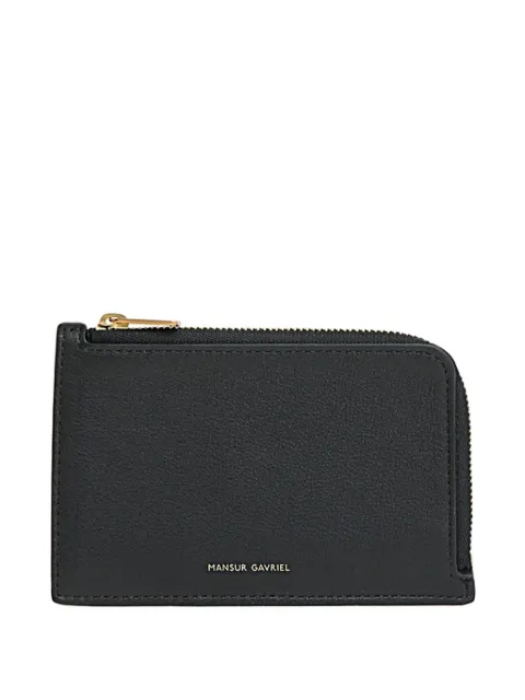 Mansur Gavriel logo-plaque leather wallet
