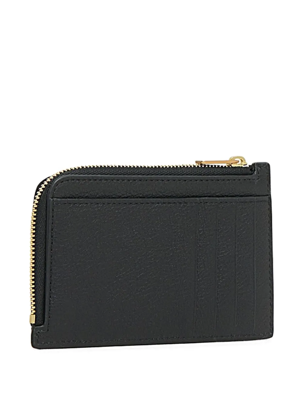 Mansur Gavriel Logo-plaque Leather Wallet In Black
