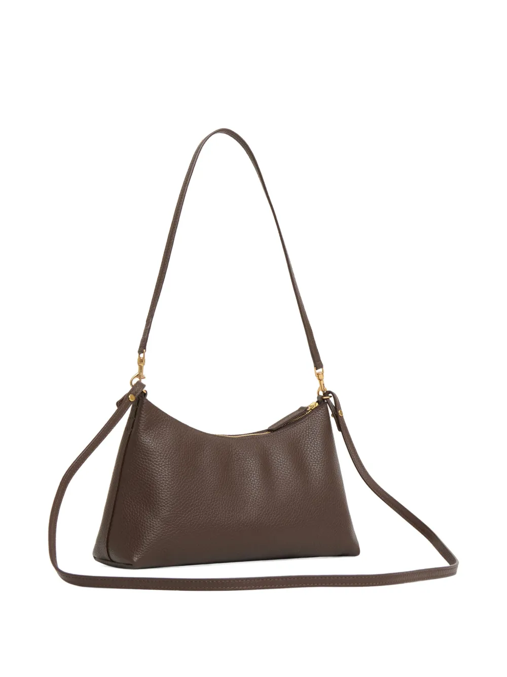 Mansur Gavriel Rhea schoudertas met ritssluiting - Bruin