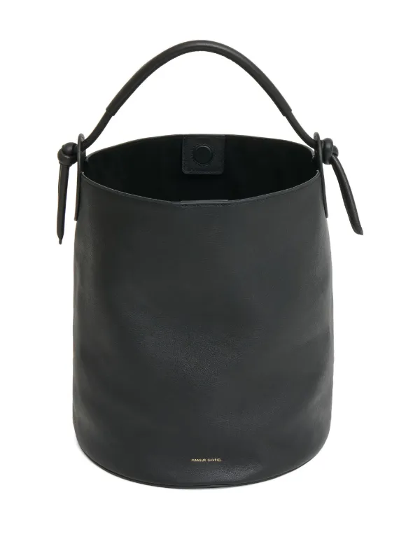 Mansur Gavriel ノットストラップ バケットバッグ | ブラック