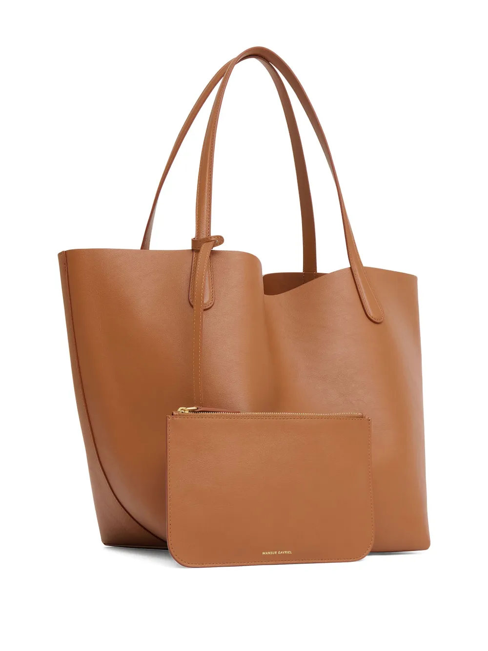 Mansur Gavriel Leren shopper - Bruin