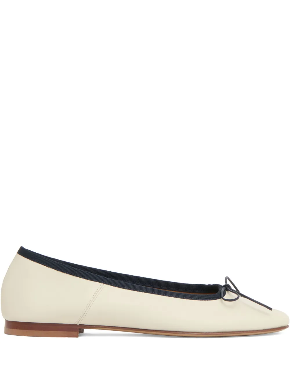 Mansur Gavriel Dance Ballerina Flats In Animal Print