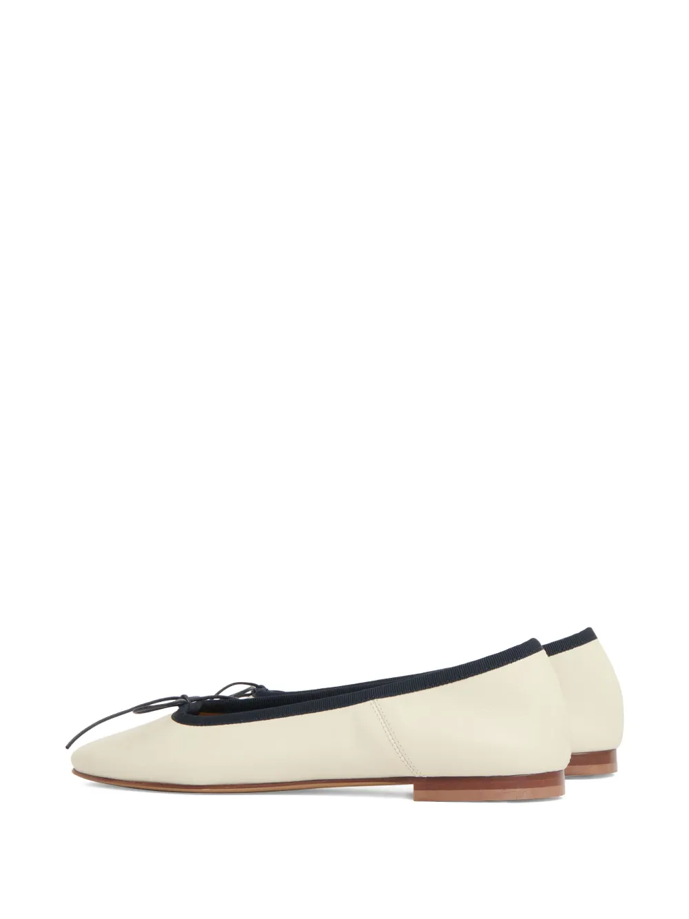Mansur Gavriel Dance Ballerina Flats In Animal Print