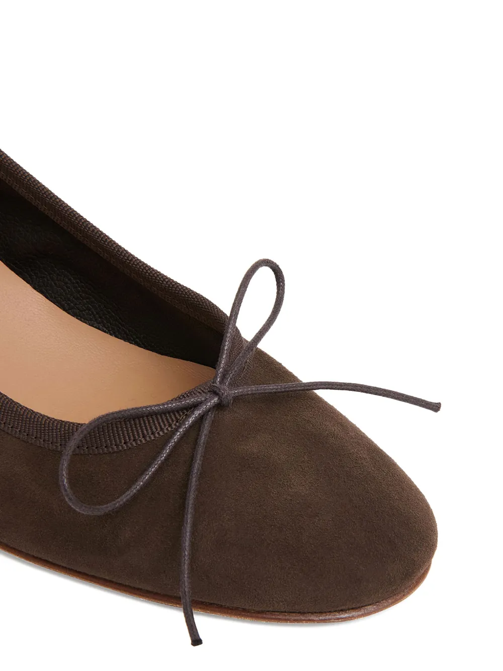 Mansur Gavriel Ballerina Bow-detail Kitten-heel Pumps In Multi
