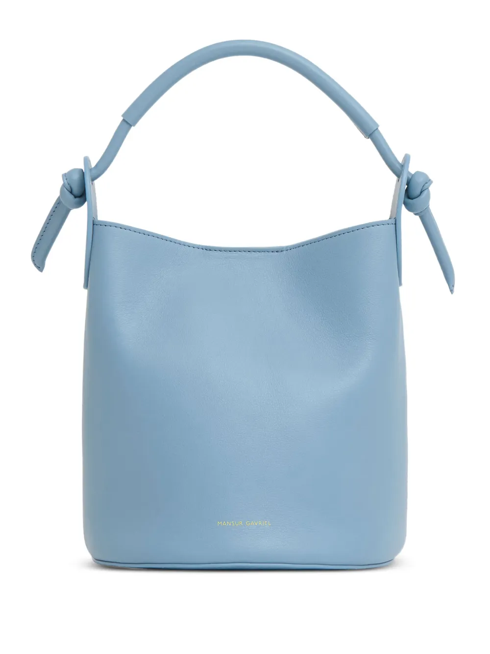 Mansur Gavriel Mini Fortuna Bucket Bag In Blue