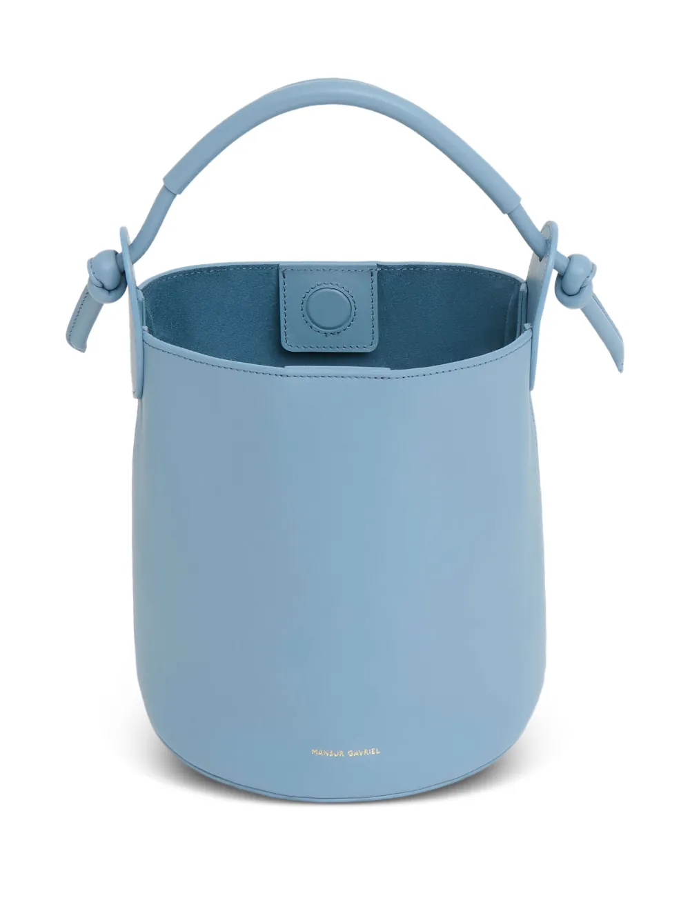 Mansur Gavriel Mini Fortuna Bucket Bag In Blue