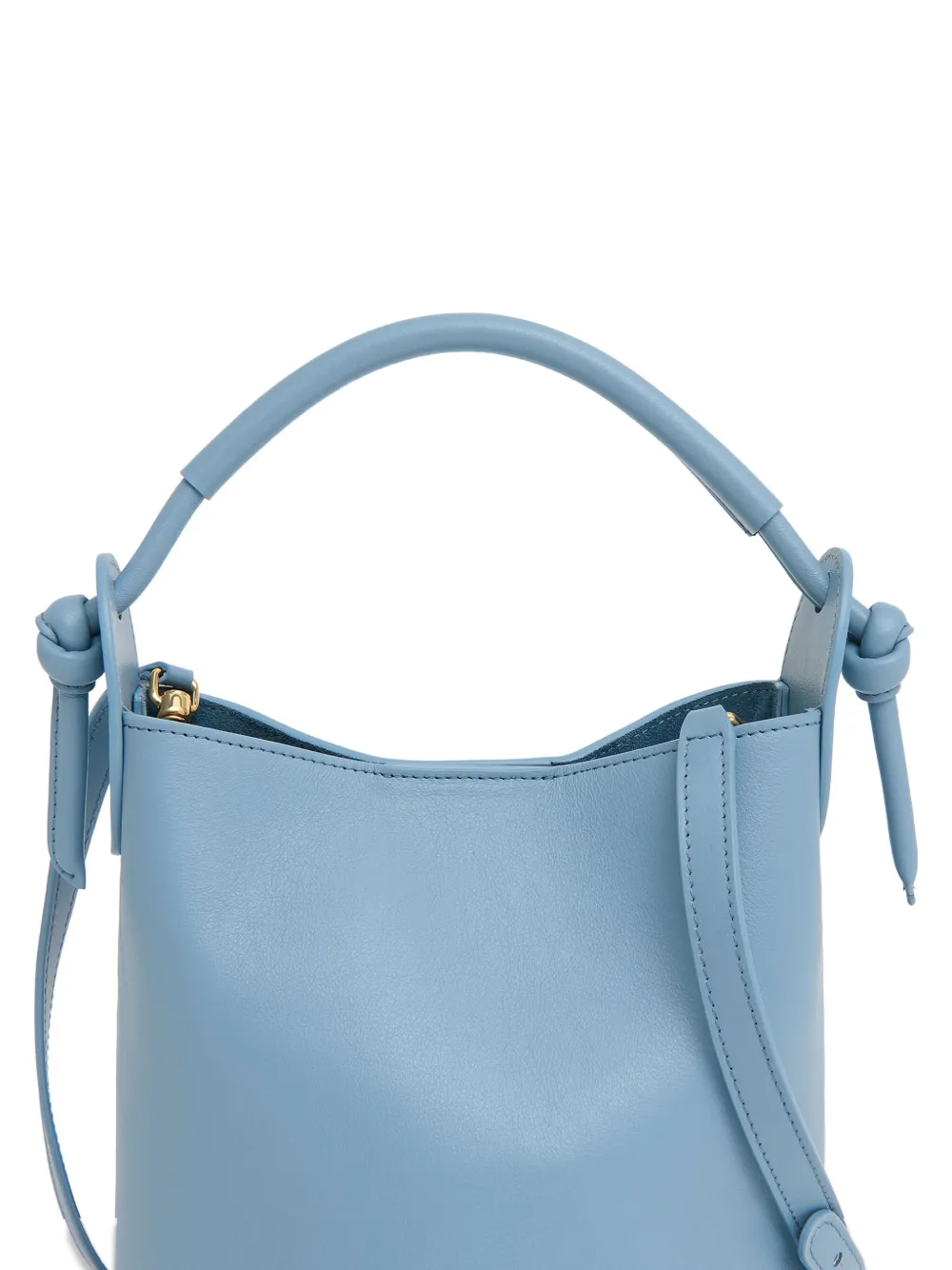 Mansur Gavriel Mini Fortuna Bucket Bag In Blue