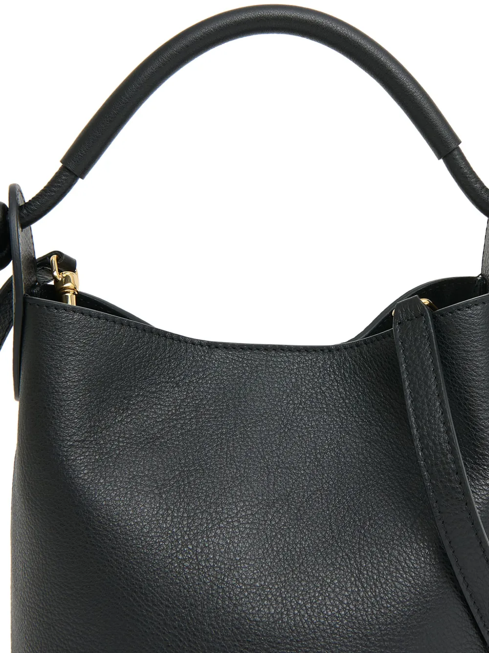 Mansur Gavriel Mini Fortuna Bucket Bag In Black