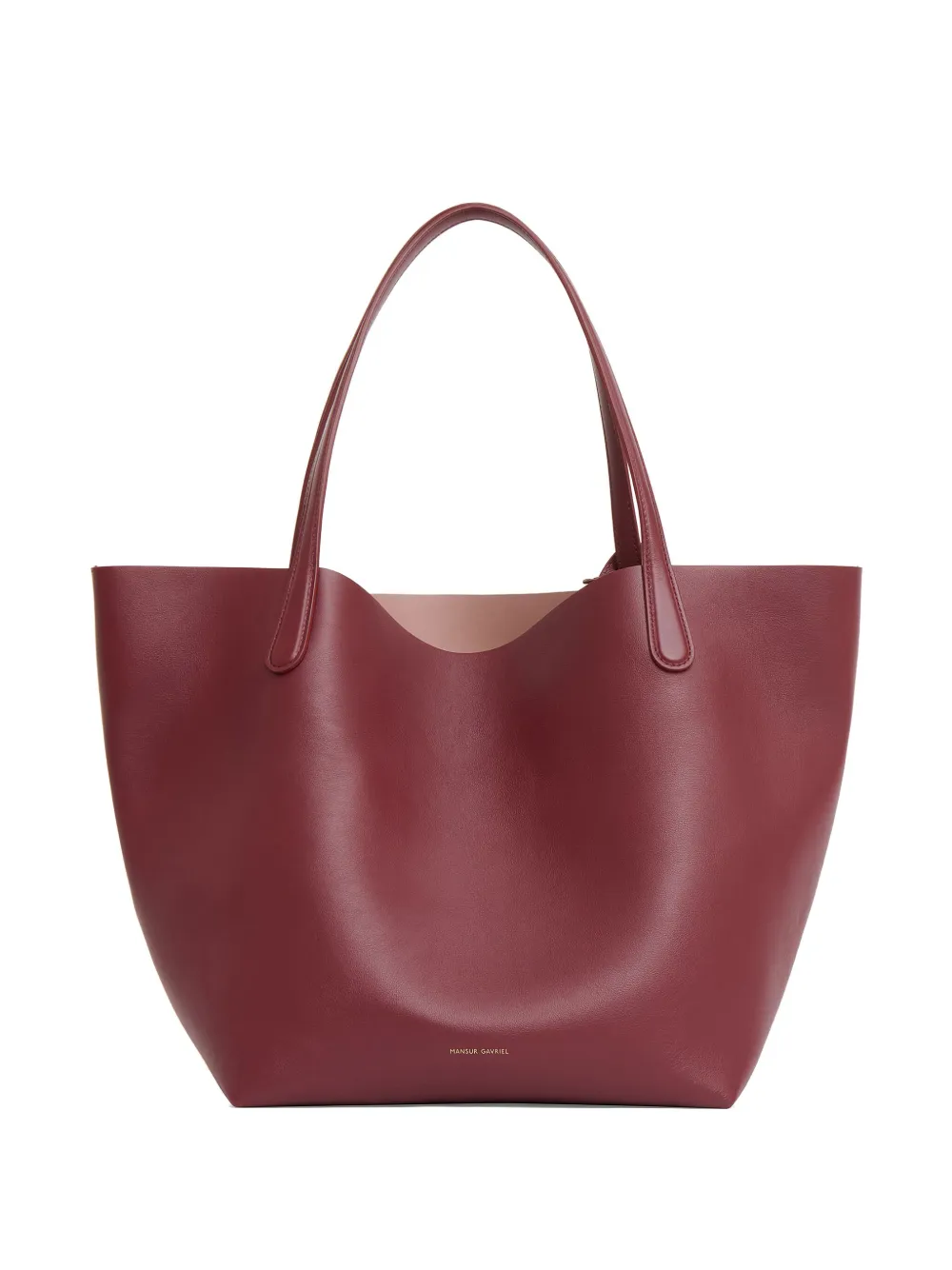 Mansur Gavriel leather tote bag | Red | Image 1