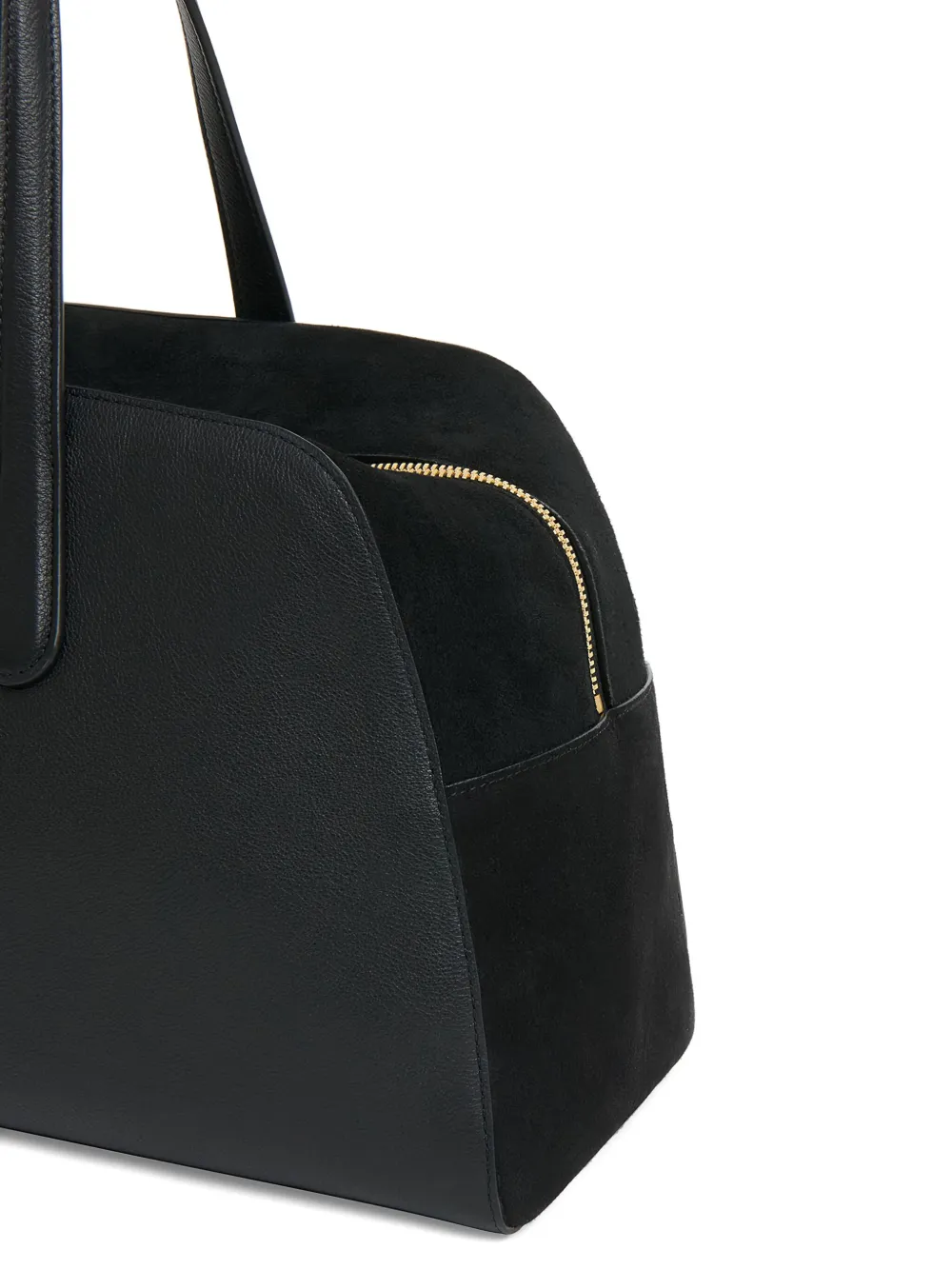 Mansur Gavriel Large Helios Shoulder Bag In Black