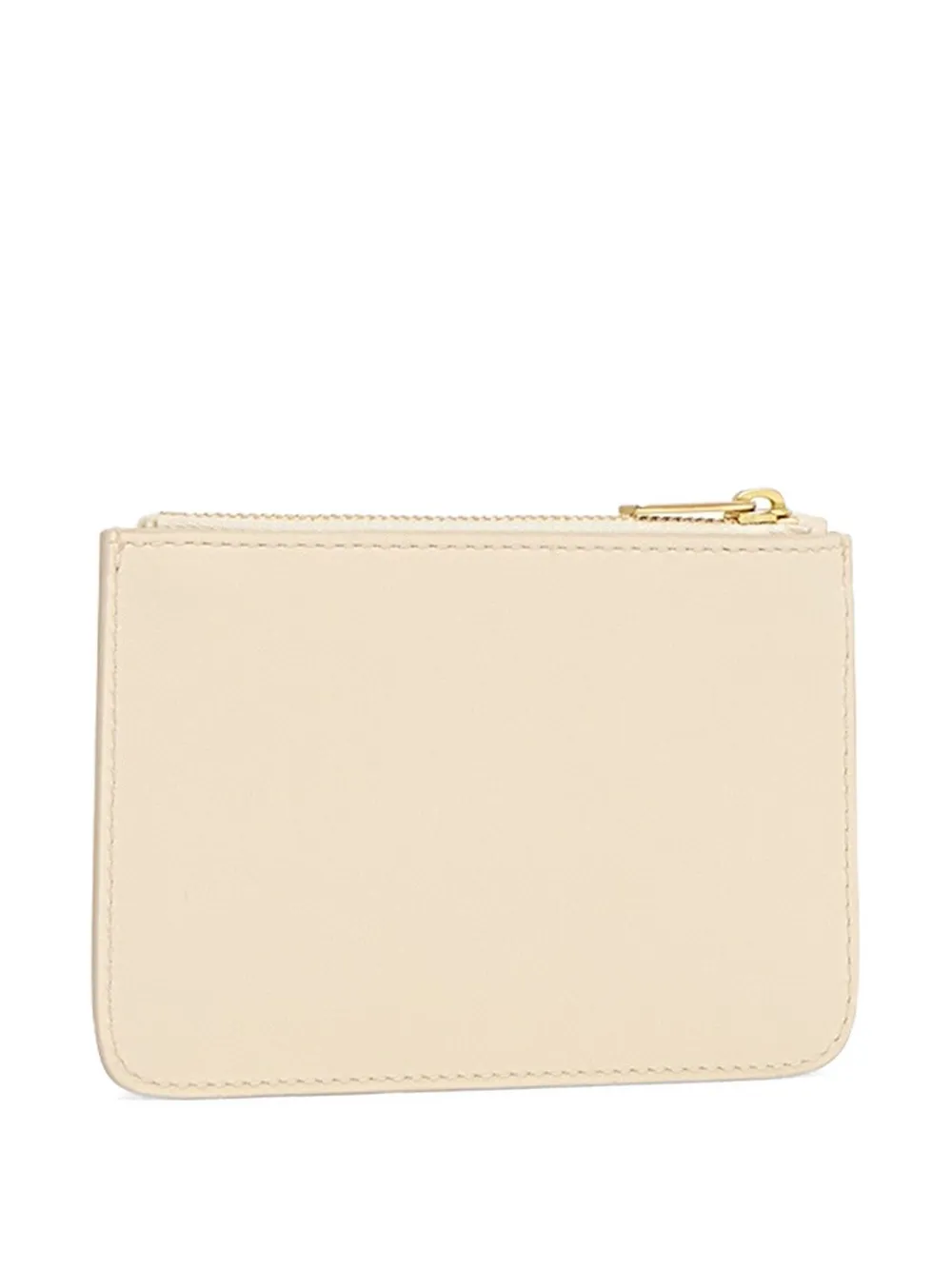 Mansur Gavriel Ring-detail Leather Wallet In Neutral