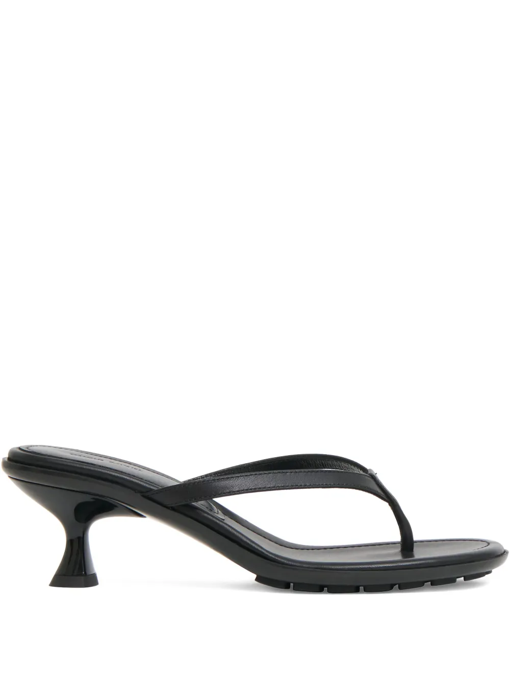 Mansur Gavriel Leren sandalen Zwart