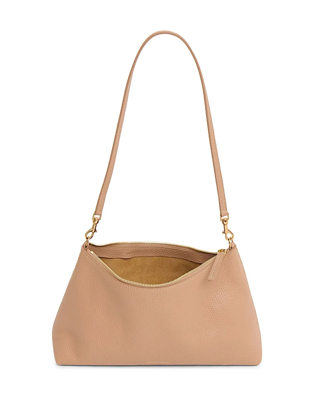 Mansur Gavriel Rhea Leather Shoulder Bag In Neutral