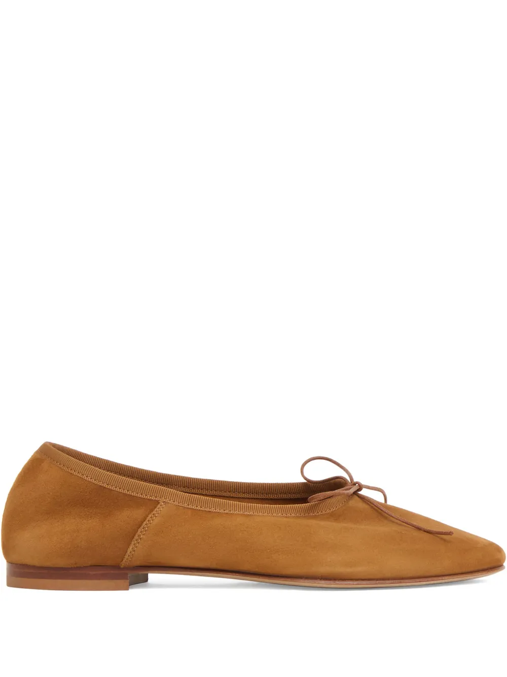 Mansur Gavriel Ballerine Dream con fiocco - Marrone
