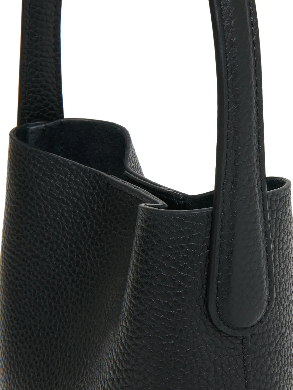 Mansur Gavriel Mini Everyday Leather Tote Bag In Black
