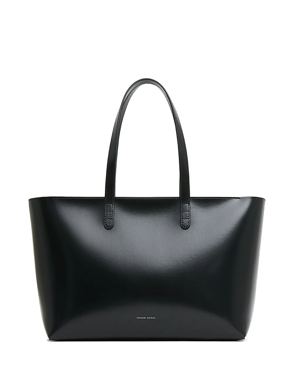 Mansur Gavriel Kleine shopper met rits - Zwart