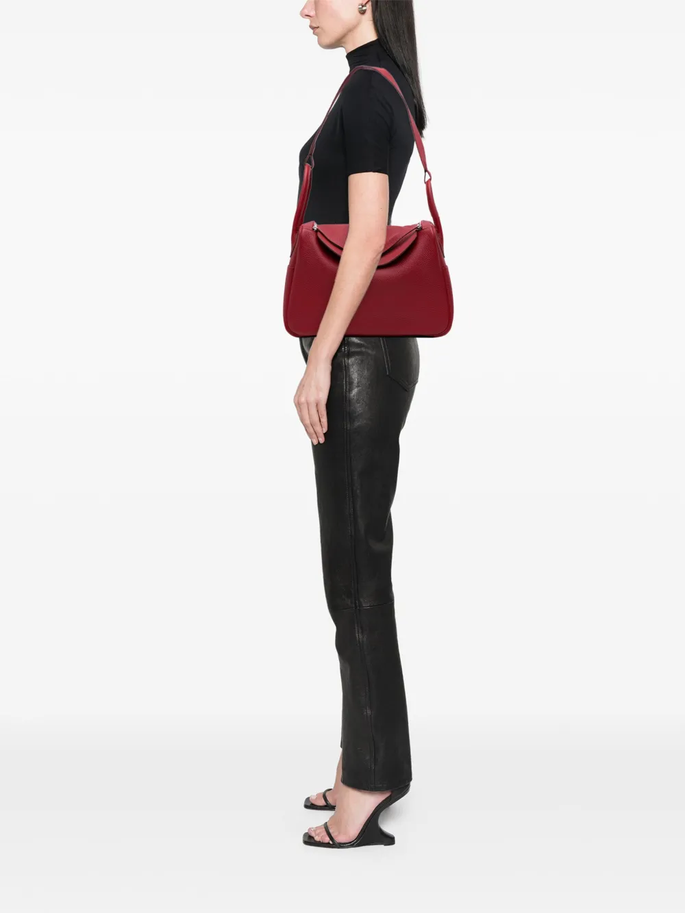 Hermès Pre-Owned 2014 Clemence Lindy 34 satchel | Pre-Owned | Image 2