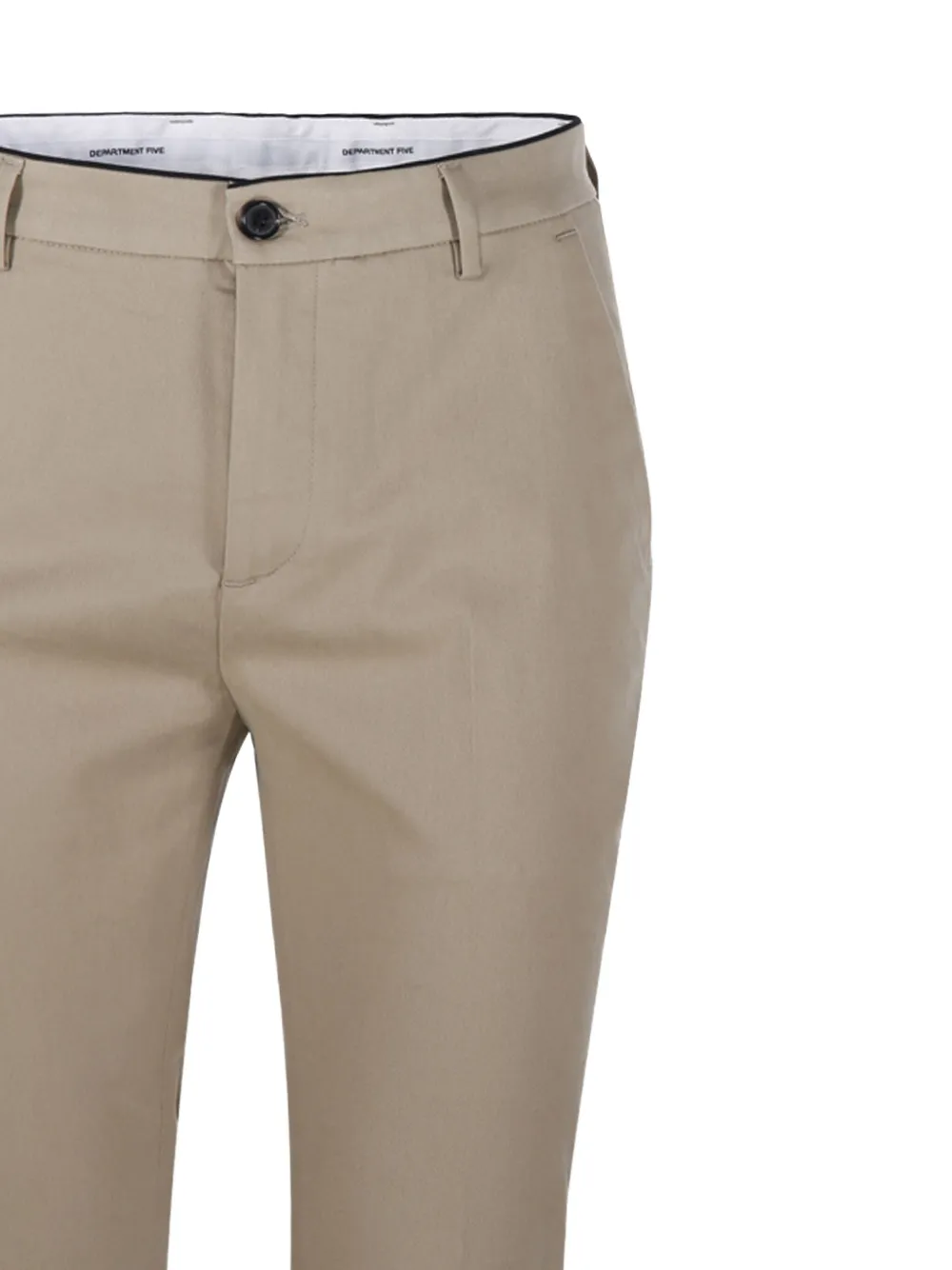 Department 5 Broek met paspelzakken aan de voorkant Beige