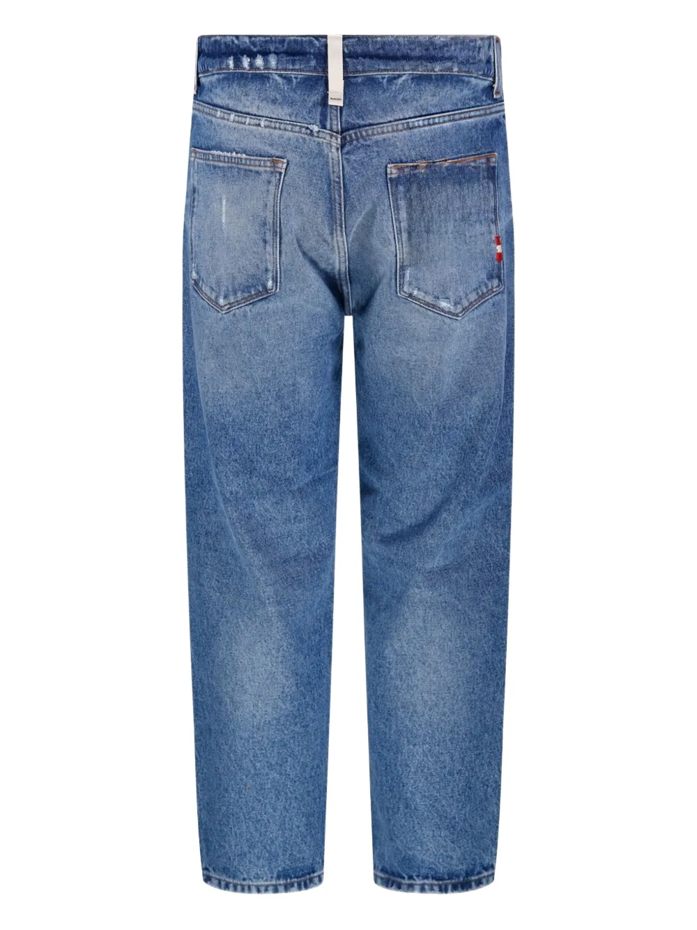 AMISH distressed five-pocket jeans - Blauw