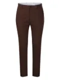 Department 5 flat-front welt-pocket trousers - Brown