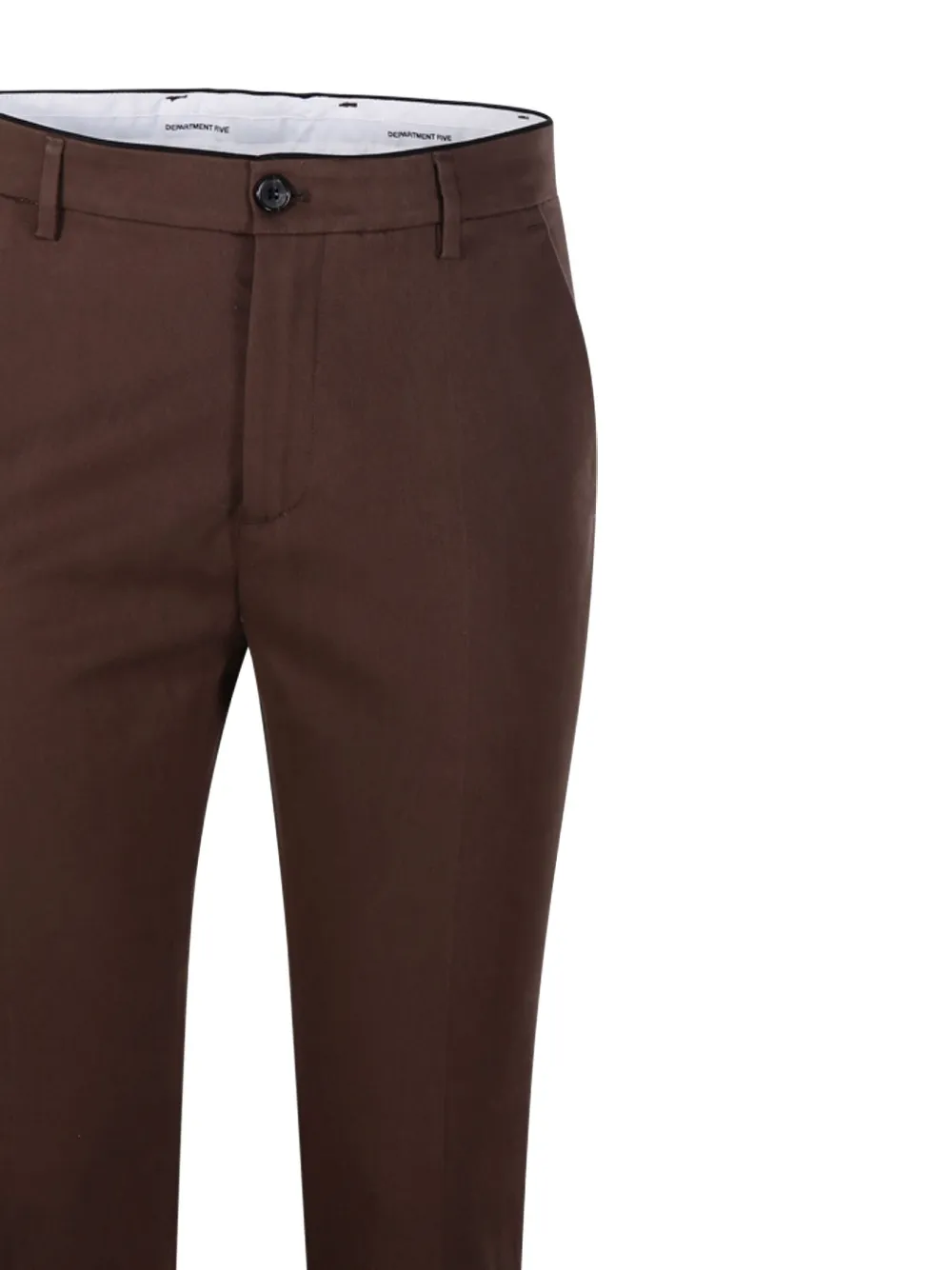 Department 5 Broek met paspelzak aan de voorkant Bruin