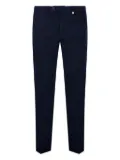 Myths button-closure cotton-blend trousers - Blue