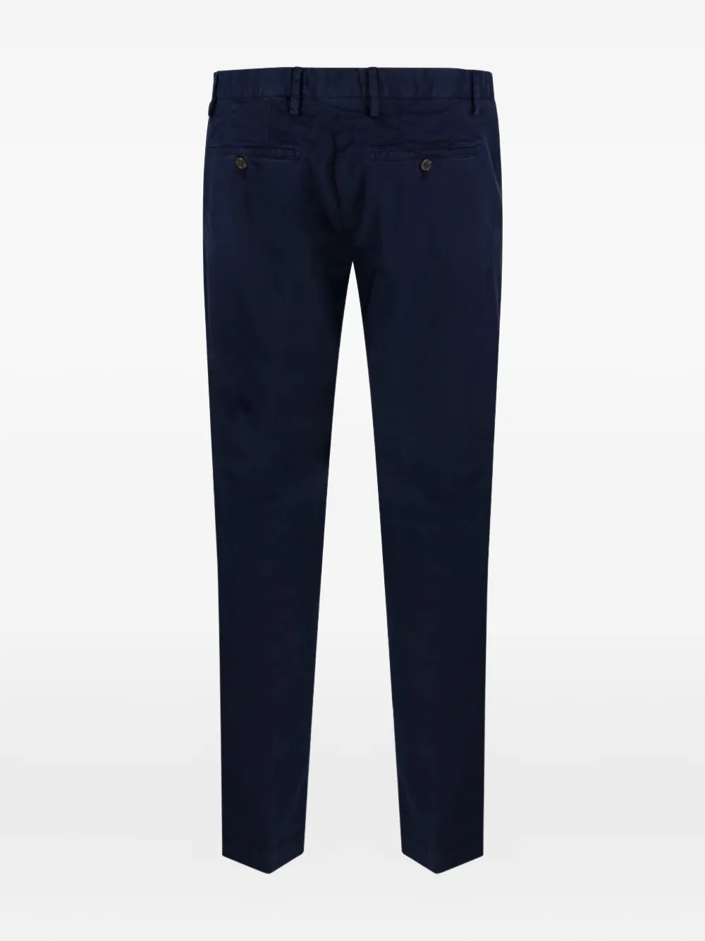 Myths Broek van katoenblend met knoopsluiting Blauw