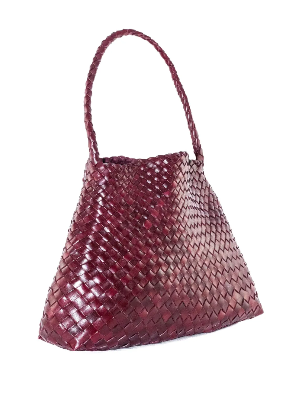 DRAGON DIFFUSION woven-leather shoulder bag - Rood