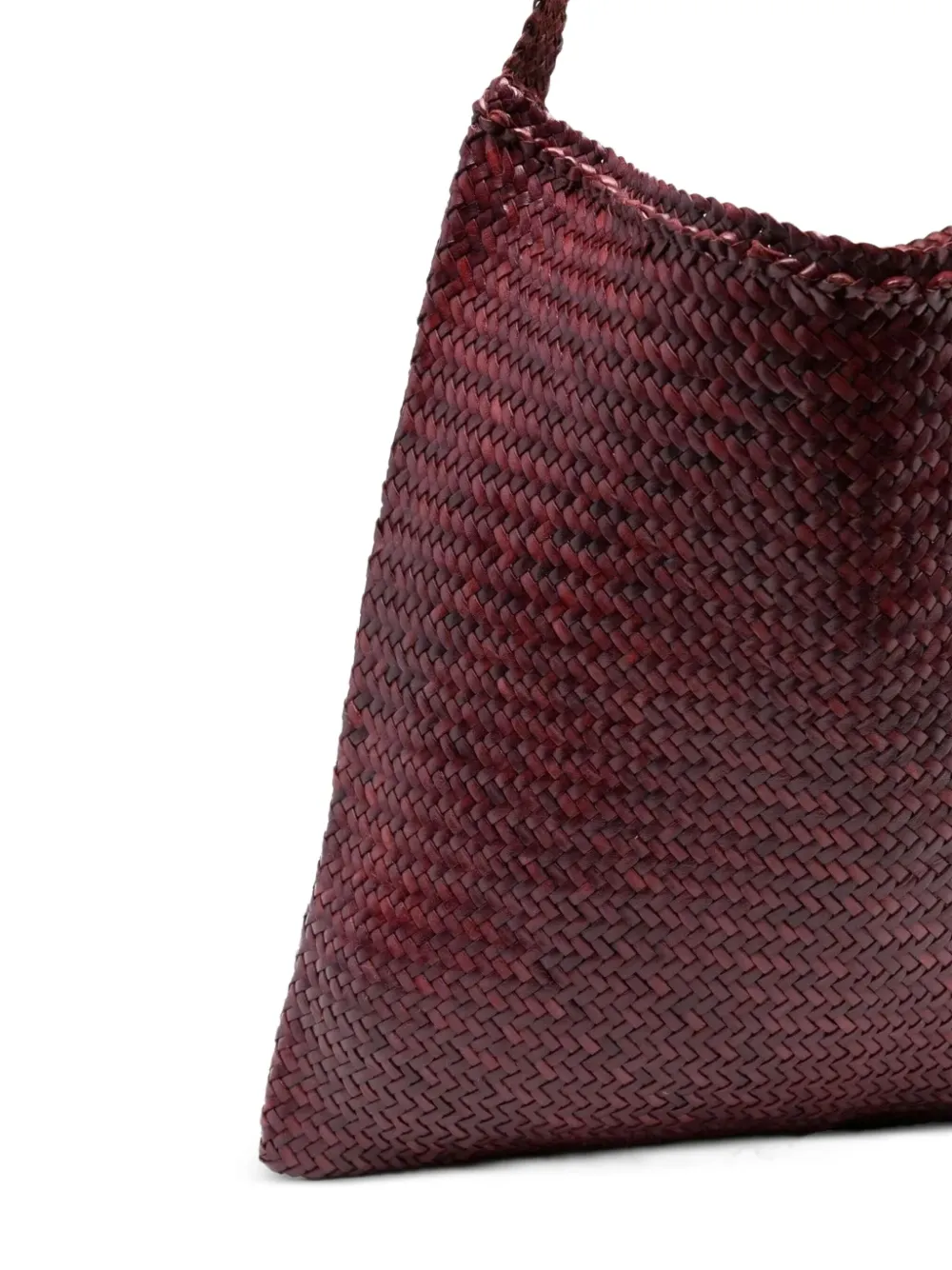 DRAGON DIFFUSION Ars geweven leren schoudertas Rood