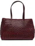 DRAGON DIFFUSION Salvage woven calf leather tote bag - Brown