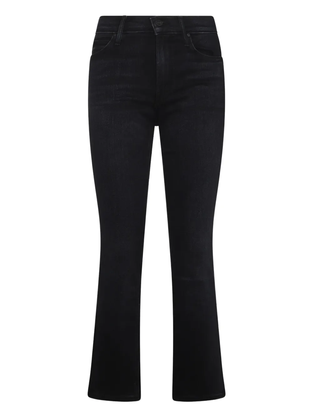 MOTHER Jeans met knoop- en ritssluiting Zwart