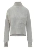 Marni turtleneck pocket sweater - Grey