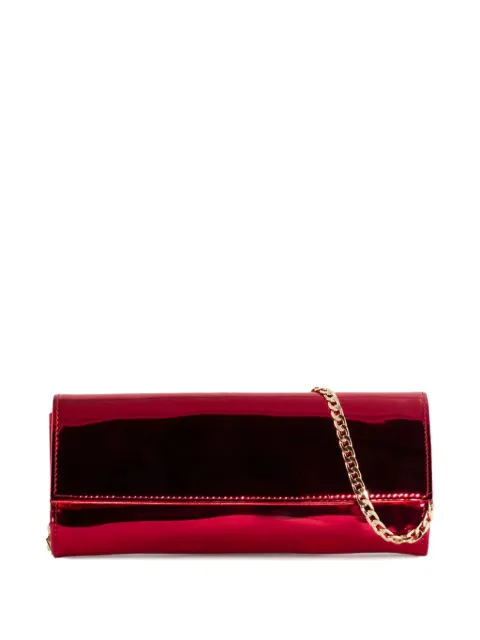 Aldo Castagna mirrored leather clutch