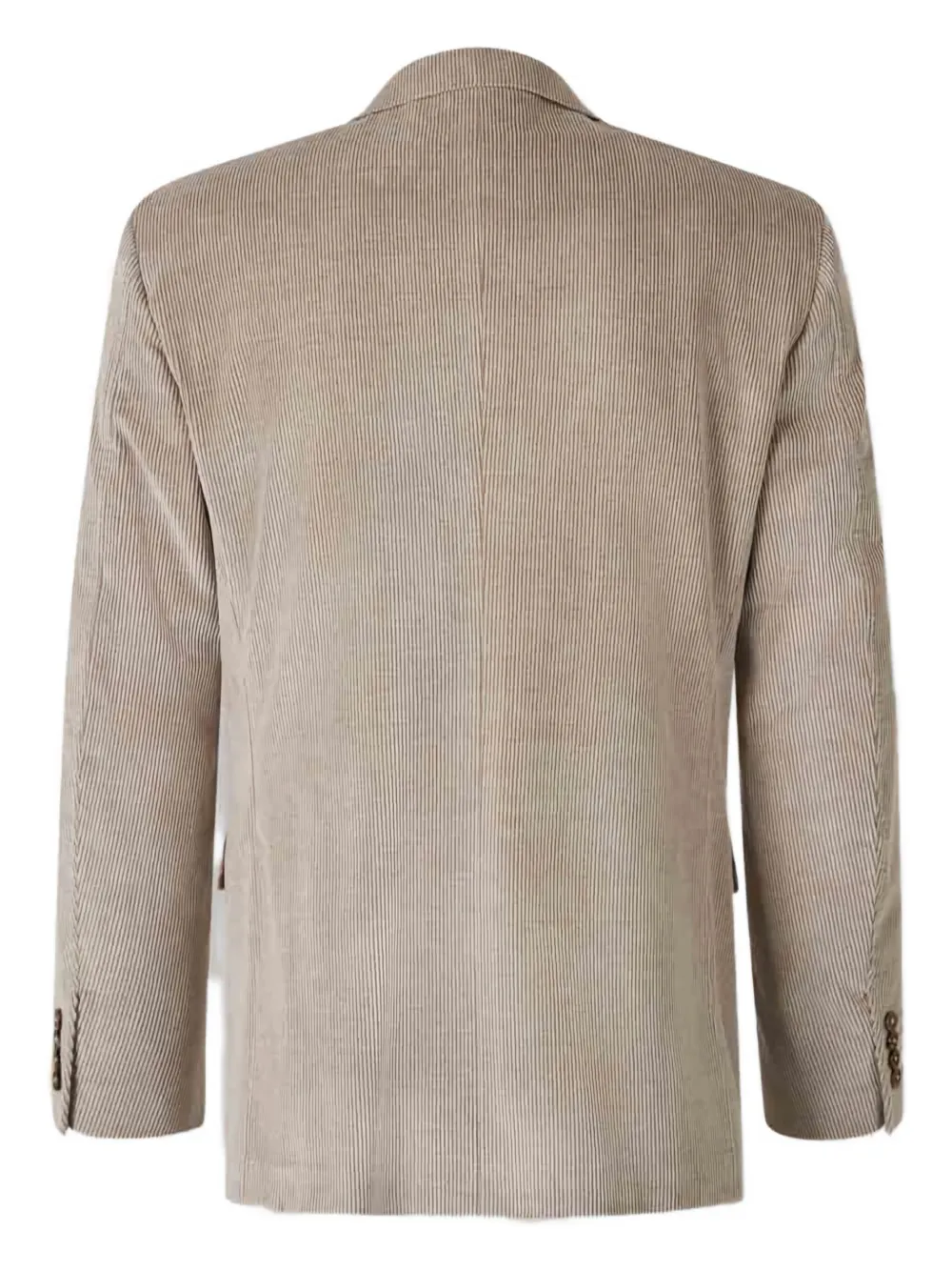 Canali corduroy two-button blazer Beige