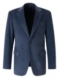 Canali corduroy two-button blazer - Blue