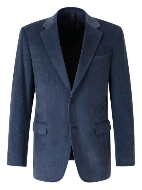 Canali corduroy two-button blazer