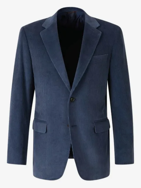 Canali corduroy two-button blazer