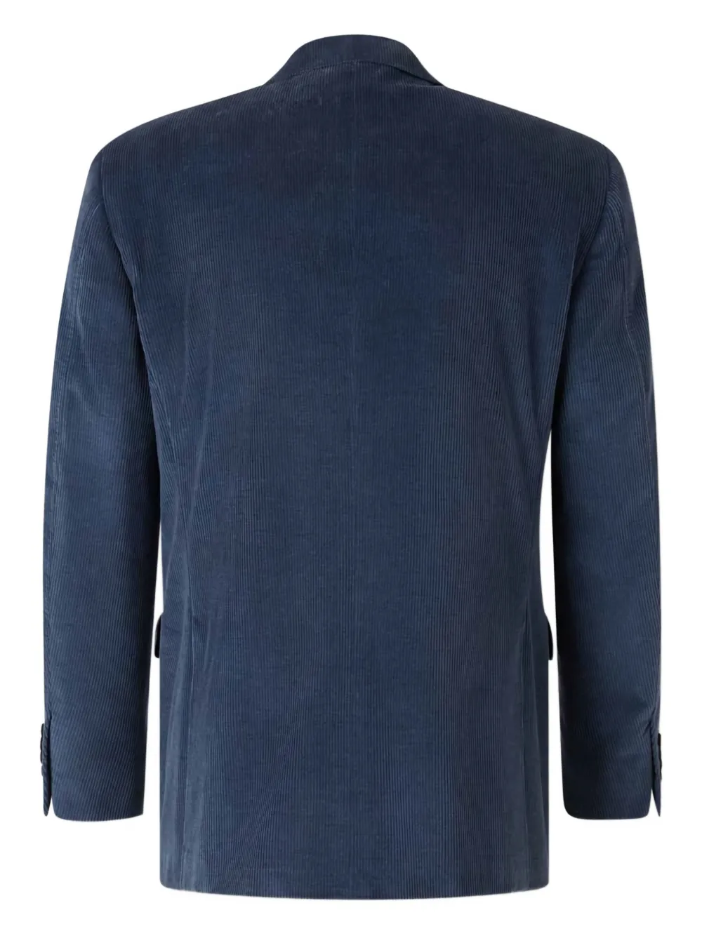 Canali corduroy two-button blazer Blauw