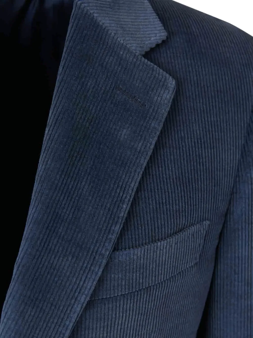 Canali corduroy two-button blazer Blauw